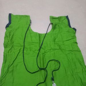 Green Coor Kurta, Slightly Used.