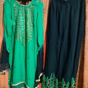 Kurta Garara Dupatta Set