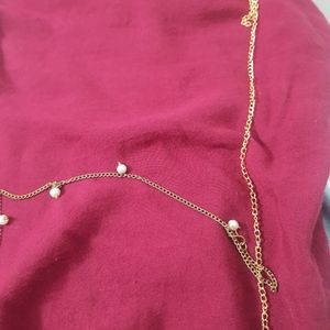 Pearl Y2k Pinterest Waist Chain / Kamarbandh