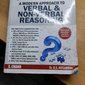 Verbal & Non-Verbal Reasoning By R.S Aggarwal