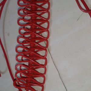 Cloth Hanging Rope With 12 Attach Clip