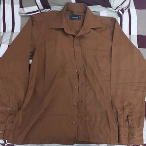 Campsvink Brown Formal Shirt