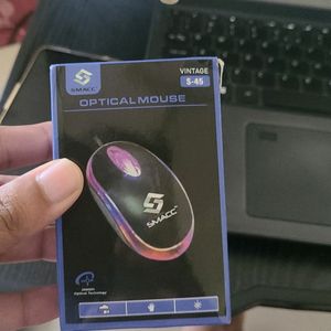 Like New Small Optical Wired Mouse - Only Used Twi