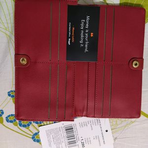 Biggit Women Red Two Fold Wallet