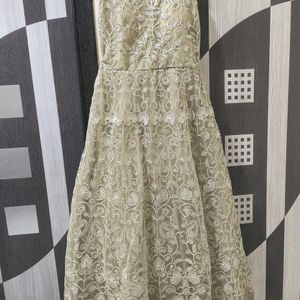 Offer🎉Very Attractive Mirror Work Ethnic Gown