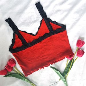 Cute Y2K Lace Cami Top