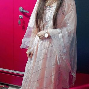 Eng Dress Pink Nyra With Plazzo And Dupatta