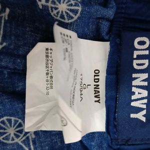 Old Navy Printed Blue Unused Boxer