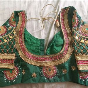 Heavy Work Aari Bridal Blouse