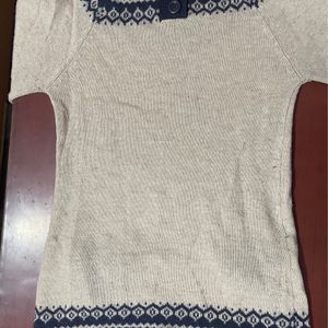 Decent Half Bell Sleeve Sweater