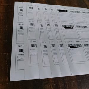 54 Printed Shipping Labels