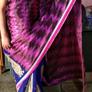 Double Colour Saree