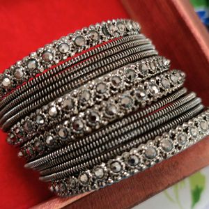 Aesthetic Oxidized Bangles