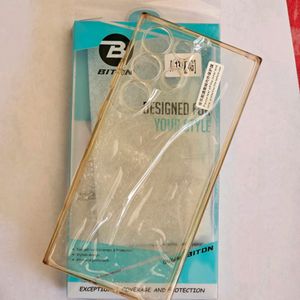 Samsung 23 Ultra CC Transparent Silicon Back Cover