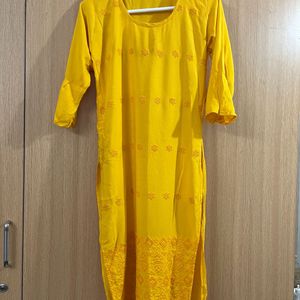 Yellow Haldi Kurta