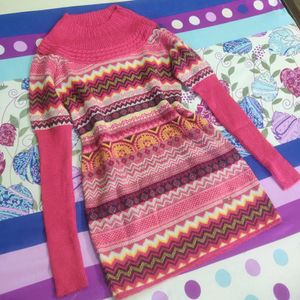 Multicoloured Long Sweater