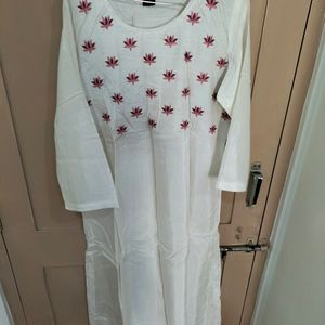 White Long Kurti