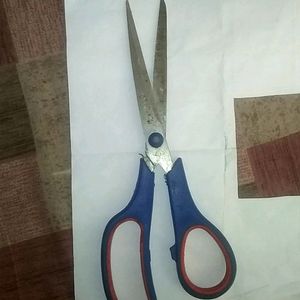 Blue And Red Colour Stainless Steel Scissor