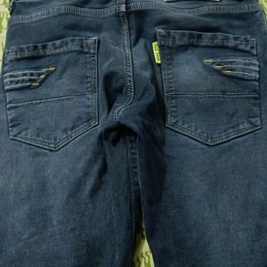 Men Denim Navy Blue Jeans