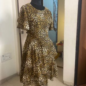 Lepord Print Dress