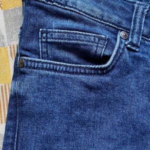 BenettonGirls Cotton Low Distress Stretchable Jean