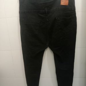 High Waist Jeans Black