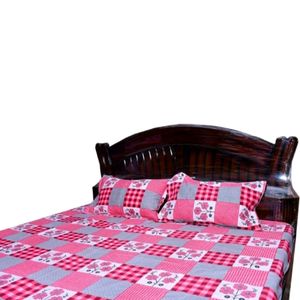 Bedsheet With Pillow Covers