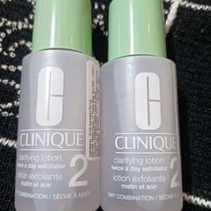 PACK OF 2 CLINIQUE CLARIFYING LOTION