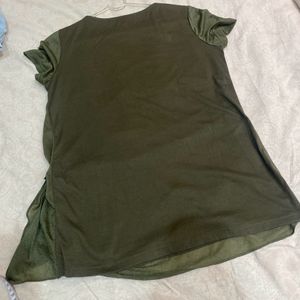 Tunic/Top Dark Olive Colour