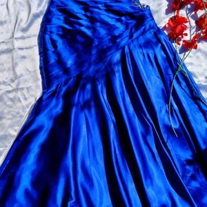 Navy blue Cute Gown Dress