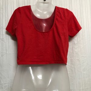 Edition Red Short Sleeve Top