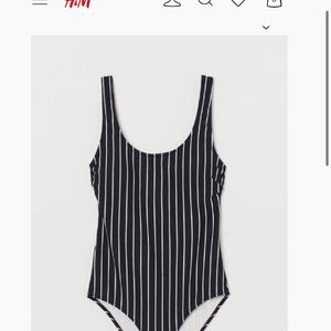 H&M Striped Bodysuit