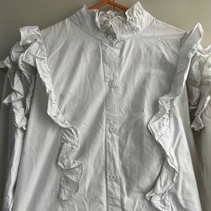 Frill Cotton Tops