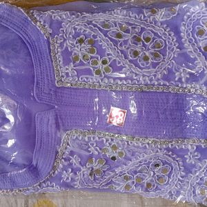 Chikankari Kurti With Pant