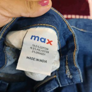 Max Girls Fitted Denim