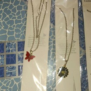 Pack Of 5 Butterfly Chain With Pendent