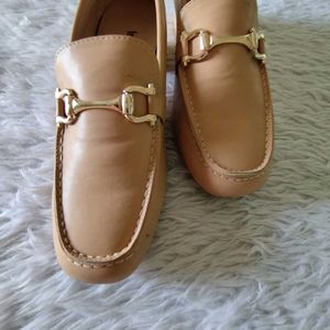 Beige Loafers (Women's)