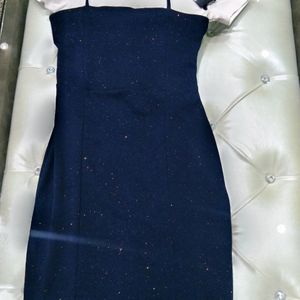 a blue mini bodycon dress from TRENDS