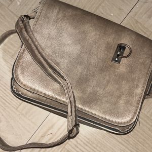 Khaki Color Sling Bag