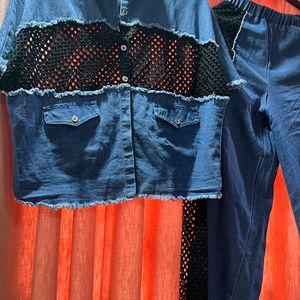 Denim Net Coord Set