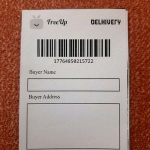 20 Free Up Shipping Label Non-Sticky BlackAndWhite