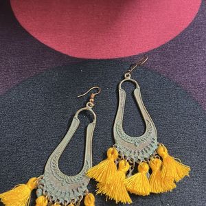 Silver Tassel Earrings