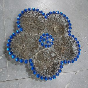 Blue Colour Dry Fruit Basket