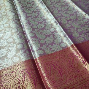 Dual Shade Tissue Silk Saree