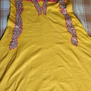 Daily Wear kurti - Mustard Yellow