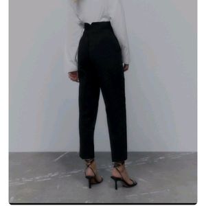 Zara High Waisted Pleated Pant