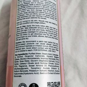 Wow Rose Body lotion