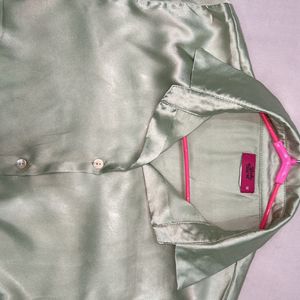 Women Satin Shirt