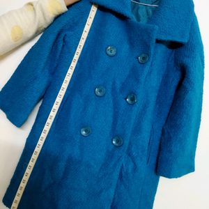 SEA GREEN OVERCOAT FOR FEMALES