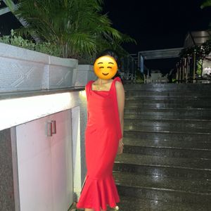 Red dress